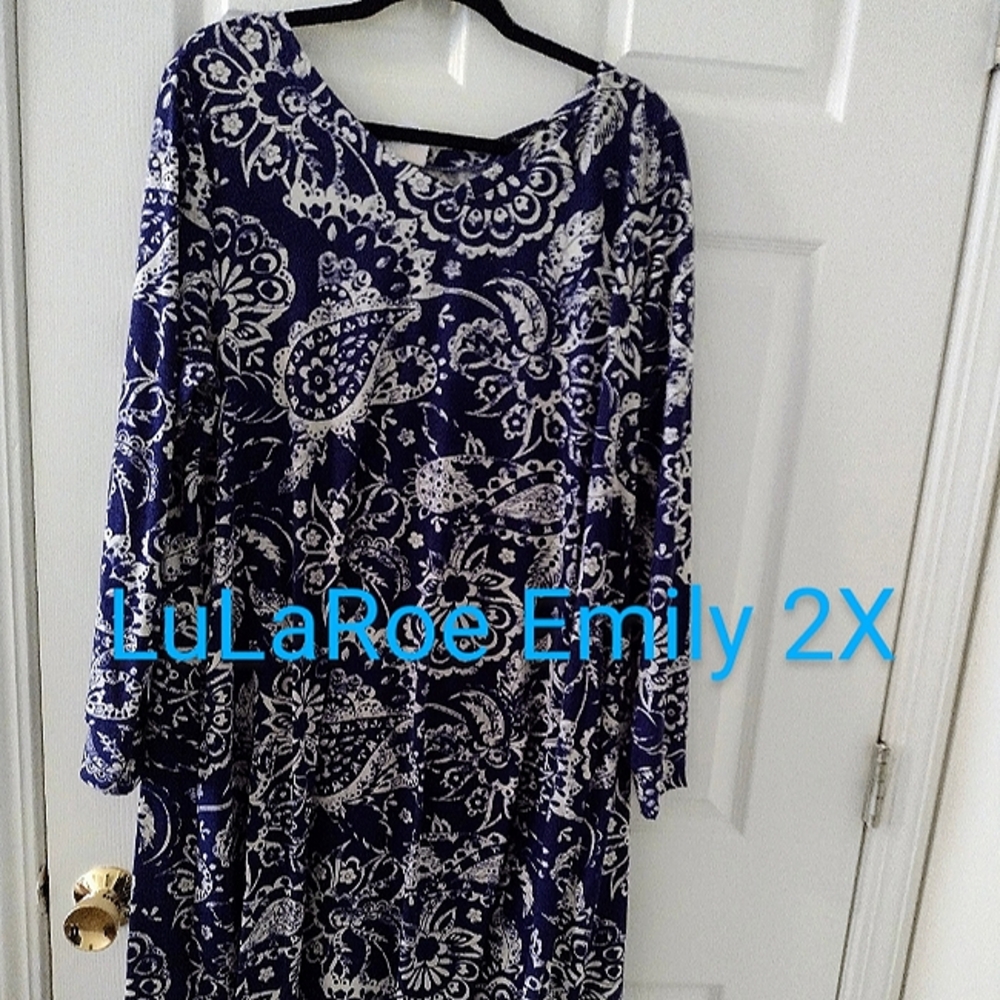 LuLaRoe Emily swing dress 2X